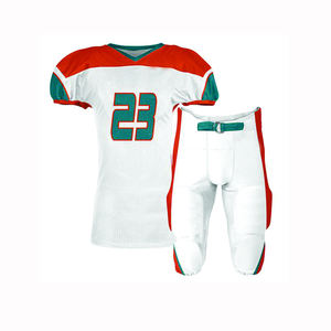 Camisetas de Fútbol Americano Sublimadas Personalizadas, Transpirables, Unisex, Colores Personalizados, Nombre del Equipo y del Jugador, Tallas Grandes para Adultos, 100% Poliéster - Product Image 5