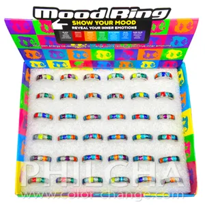 Metal Changing Color Mood Ring