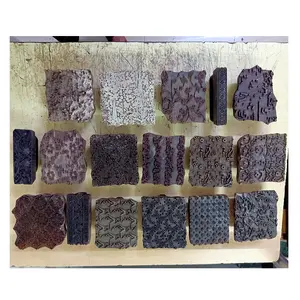 block printed handmade papers printed with wooden blocks in sheet size of 56*76 cm on 110 gsm cotton rag paper