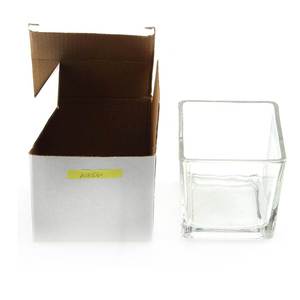 Top Vente Forme Carrée Grand <span class=keywords><strong>Vase</strong></span> En Verre - Product Image 4