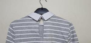 Excedentes de Ropa de Marca: Camisas Polo Casuales de Algodón de Manga Larga con Cuello Vuelto para Mujer, Lote de Bangladesh - Product Image 3