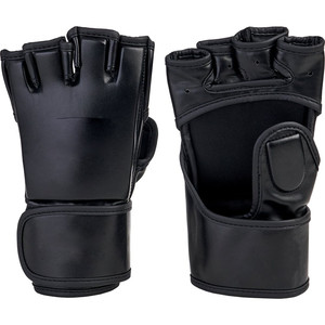 Custom Made Leather Half Finger MMA Gloves Open Palm Grappling Sanda Fight Gloves - Product Image 1