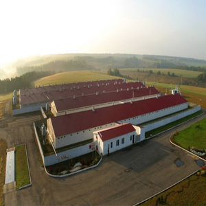 Maison de poulet pré-assemblée, structure en acier, avec <span class=keywords><strong>ventilateur</strong></span> au plafond, chauffage - Product Image 4