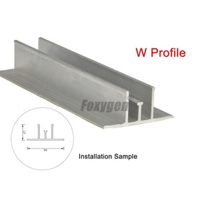 Sẵn Sàng Để Tàu Tùy Chỉnh Kích Thước Hồ Sơ PVC Kéo Dài Phim Trần W Nhôm Hồ Sơ Cho Mềm Phim Trần Cài Đặt - Product Image 1