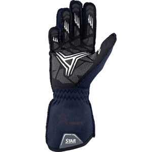 Gants de karting de course automobile à doigts complets de haute qualité personnalisés en gros, respirants, antidérapants, protection UV, unisexe, drapeau américain - Product Image 5