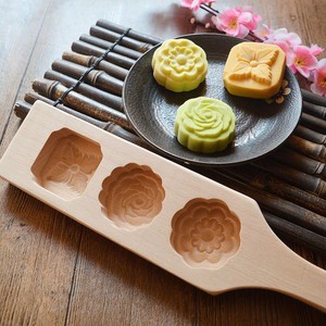 แม่พิมพ์ขนมไหว้พระจันทร์แบบดั้งเดิม/แม่พิมพ์เค้กดวงจันทร์ทรงสี่เหลี่ยมแบบทำจากไม้/เครื่องมือพิมพ์ขนมไหว้พระจันทร์ - Product Image 6