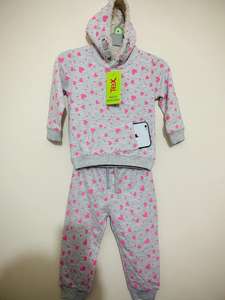 Ensemble sweat à capuche et pantalon en coton pour garçons de haute qualité, marque de qualité, taille élastique unie, style décontracté, surplus d'usine d'automne - Product Image 4