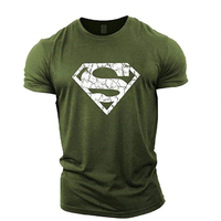T-shirt de sport tendance homme/femme, design super simple, personnalisable OEM, mode, 100% coton, tissu tissé et tricoté, 10 pièces (avant)