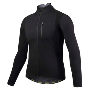 Men's Black <b>Stand</b> Collar Zipper <b>Cycling</b> Jacket Reversible Waterproof Windproof Breathable Quick Dry Eco-Friendly Sporty Autumn - Product Image 4