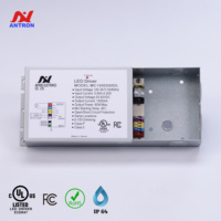Controlador LED de Corriente Constante Antron 50W IP64, Atenuación 3 en 1 (PWM/1-10V/Rx), Garantía de 5 Años, Salida Única 1250mA, Entrada 347V