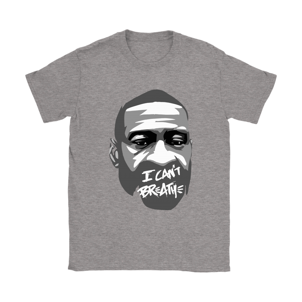 Camiseta Estampada Para Hombre George Floyd Descanse En Paz – George Floyd Rest In Power – T-Shirt Vintage Manga Corta Regalo Original Cumpleaños Diseño Gráfico Moda Ash XS