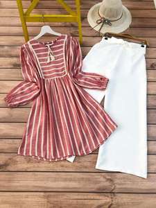 ชุดเดรสอินเดียผ้าคุทิสผ้าคอตตอนดีไซน์ทันสมัยและดูดี - Product Image 2