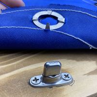 SNOWL Common Sense Vis Tourner Bouton Twist Lock Fastener Double Stud Boat Car