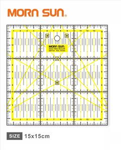Taiwan Stable Supply Scale Sewing square 15x15cm Sewing Non-slip <b>Quilting</b> <b>Ruler</b> Scale for Home Sewing - Product Image 2
