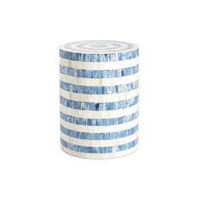 Antique Design Stool Bone Inlay with Green <b>Resin</b> Side Stool for Living Room Sofa Side and Bedroom Stools - Product Image 5