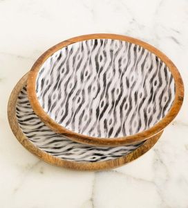 Wholesale <b>Decorative</b> Vintage <b>Kitchen</b> Acacia Enamel Wood Salad Bowl <b>for</b> Fruit/Salad/Mixing <b>Decorative</b> - Product Image 6