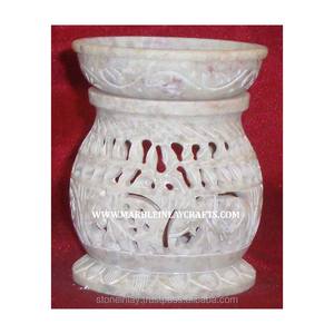 Soapstone-calentador de aceite y Perfume - Product Image 1