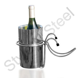 Enfriador de vino de acero cubos de cerveza para fiestas Acero inoxidable Metal Moderno Precio barato Enfriador de vino Acero inoxidable - Product Image 1