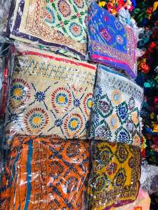 Phulkari Dupatta 2025 travail de broderie lourde traditionnel Punjabi fabriqué à la main mariée mariage ethnique châle festif - Product Image 6