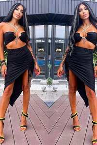 2022 été imprimé fleuri Boho robe de plage femmes à volants à manches courtes Mini robe d'été XL décontracté en mousseline de soie inspiré Paris - Product Image 2