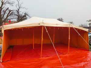 ตะวันออกกลางทะเลทรายตั้งแคมป์เต็นท์นิทรรศการสีขาวทำในปากีสถาน - Product Image 3