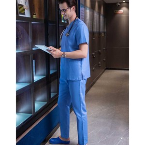 Uniforme d'hôpital à manches courtes, vente en gros, uniforme médical, vêtements pour médecins et infirmières - Product Image 5