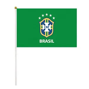 Bandeira de equipe de futebol do brasil, entrega rápida, nova equipe de futebol personalizada