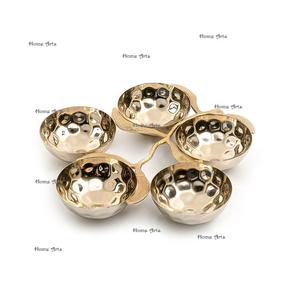 Tazón de latón macizo para servir comida, tazón de fruta de forma redonda de diseño más nuevo para uso en fiesta de boda, calidad Superior - Product Image 5