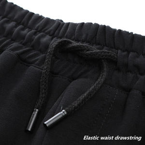 Wholesale High Elastic Waist Gym Workout Set Casual Sportswear Including Crew Neck T Shirt Fleece Jogger <b>Shorts</b> Casual Clothing - Product Image 5