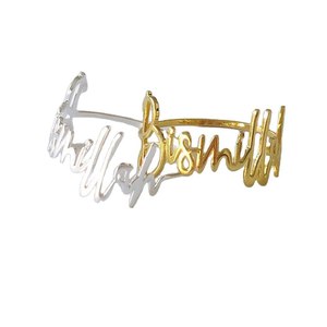 Anneau de serviette en métal de qualité supérieure, anneau de serviette décoratif pour mariage et événement, vaisselle de Table, vente en gros, anneau de serviette en métal Offre Spéciale - Product Image 4