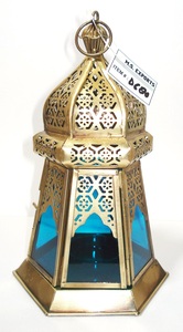 Linterna de Metal/Cristal Oriental de Diseño Marroquí para Decoraciones de Boda de Interior y Exterior Decoración del Hogar para Linternas de Navidad - Product Image 5