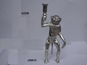 Rabbit Statue Table Desk <b>Candle</b> <b>Stick</b> Holder Available in All Colors <b>Brass</b> Copper Black Home Decoration Made of Aluminium - Product Image 4