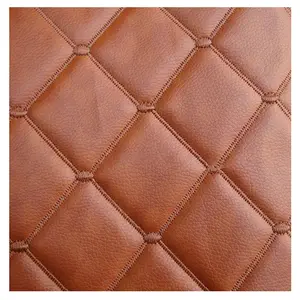 Foam Backing PVC Synthetic Artificial Leather For Sofa With sponge Backing