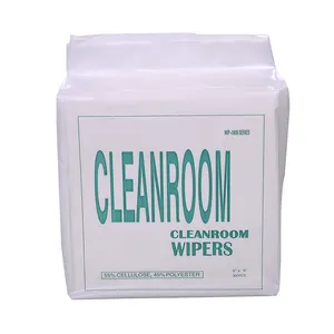 Direct factory supply 600 Series Lint Free Cleaning Wipes Paper 55% Cellulose 45% Polyester Cleanroom Nonwoven Wiper