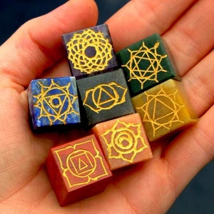 Cubo de lapislázuli pulido tallado a mano al por mayor estilo Feng Shui para la decoración del hogar, regalos, energía positiva y prosperidad - Product Image 3