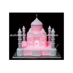 Réplica del Taj Mahal de Mármol, Tallada a Mano, Imitación Antigua, Recuerdo, Decoración para el Hogar, Regalo de Boda - Product Image 1