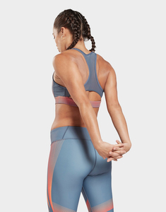 ออกแบบโลโก้ของคุณเองได้ บราออกกำลังกายสำหรับผู้หญิงแบบกระชับปานกลาง รุ่นใหม่ล่าสุด - Product Image 3