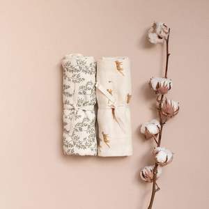 Baby <b>Blanket</b> Swaddle Muslin Swaddle <b>Blankets</b> Kids 100% Bamboo Receiving Swaddle - Product Image 3