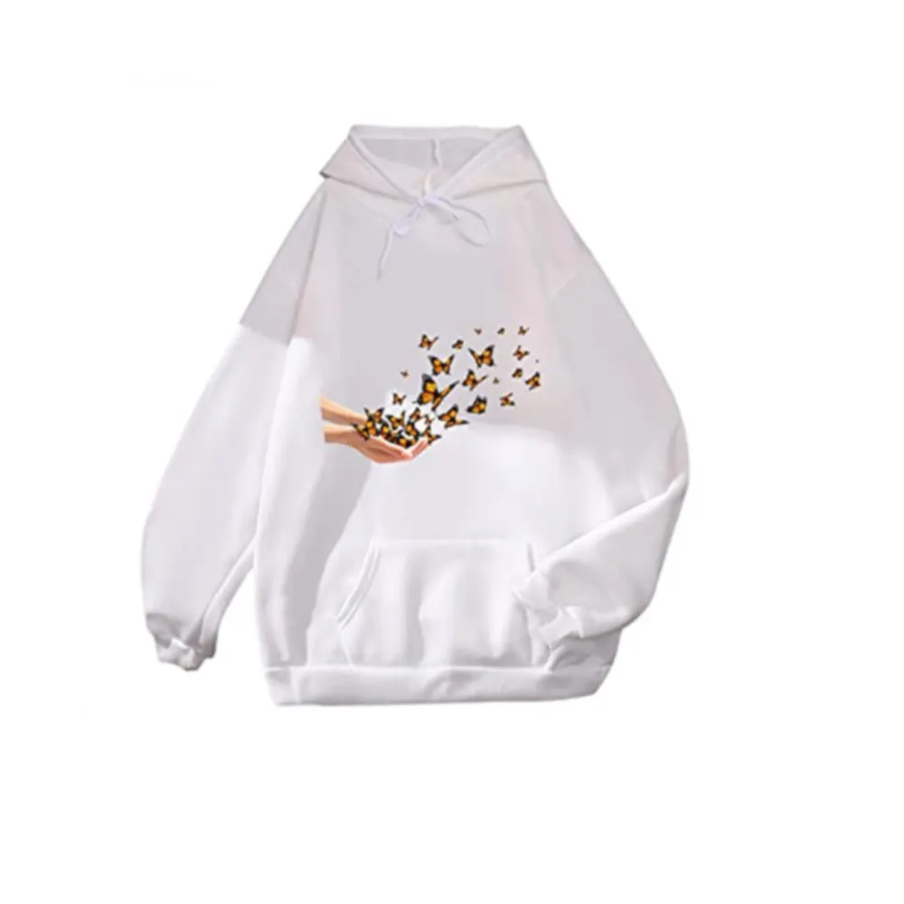 oversized cute frog lady animated winter pastel hoodie for women