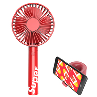 2020 Baru Model Wireless Mini Pendingin Kipas Isi Ulang Baterai USB Handheld Portable dengan Ponsel Pemegang