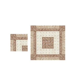 Carreaux de sol en céramique à surface brillante et mate au design moderne 40x40cm - Product Image 5