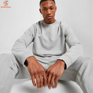 Chándales de Jersey personalizados en blanco OEM, conjunto de ropa de calle de nailon para hombre, de algodón de rizo francés Sudadera con capucha, sudaderas para correr - Product Image 4