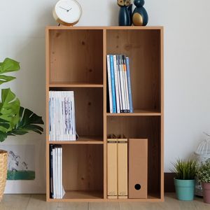 Simplee — meuble de bureau en bois avec 5 cubes, design moderne - Product Image 2