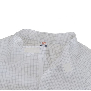 Combinaison de salle blanche antistatique et sans peluches de haute qualité avec protection de niveau D et fil de poly carbone - Product Image 4