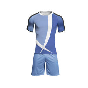 Conjunto de uniforme de fútbol sublimado personalizado para jóvenes y adultos Logotipo de ropa deportiva impresa incluye camiseta servicio OEM para atletas - Product Image 5