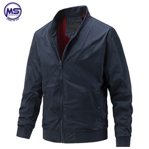 Autumn Winter Windbreaker <b>Jacket</b> for Men High Quality Sports/Casual/Business Wear Solid Simple Design with Stand Collar - Product Image 4