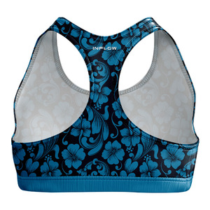 Sujetador deportivo corto de un hombro, camiseta sin mangas de Yoga para gimnasio de Color liso personalizada de alta calidad con sujetador, Sujetador deportivo de sublimación personalizado de tendencia - Product Image 2