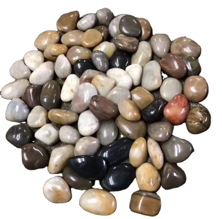 Mix Farbe Fluss stein Billige pflaster stein Pebble