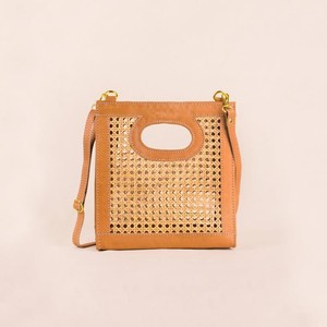 Tote Bag en cuir pour femmes, sac à bandoulière en rotin, sac fait main, collection 2020 - Product Image 1