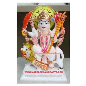 Estatua de Durga Maa en Mármol Italiano - Product Image 1